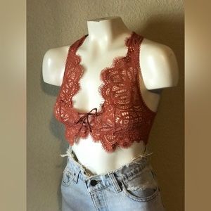 Victoria’s Secret Orange Scalloped Bralette